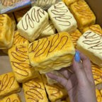 Sweet Drizzled Pastry Loaf Slowrising Squeeze Toy