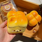 Moozy Slowrising Adorable Bear Bread Loaf Squishy Toy
