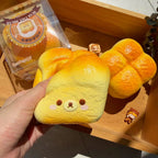 Moozy Slowrising Adorable Bear Bread Loaf Squishy Toy