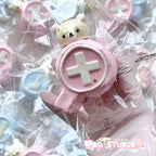 Cute Bear Check & Cross Decision Paddle Taba Squishy