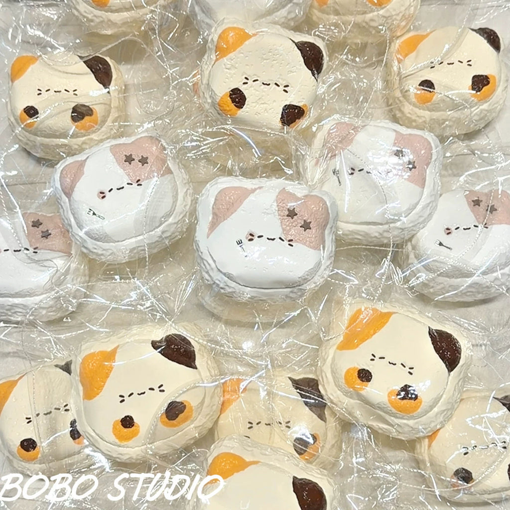 Calico Kitten Sandwich Cookie Taba Squishy