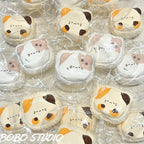 Calico Kitten Sandwich Cookie Taba Squishy