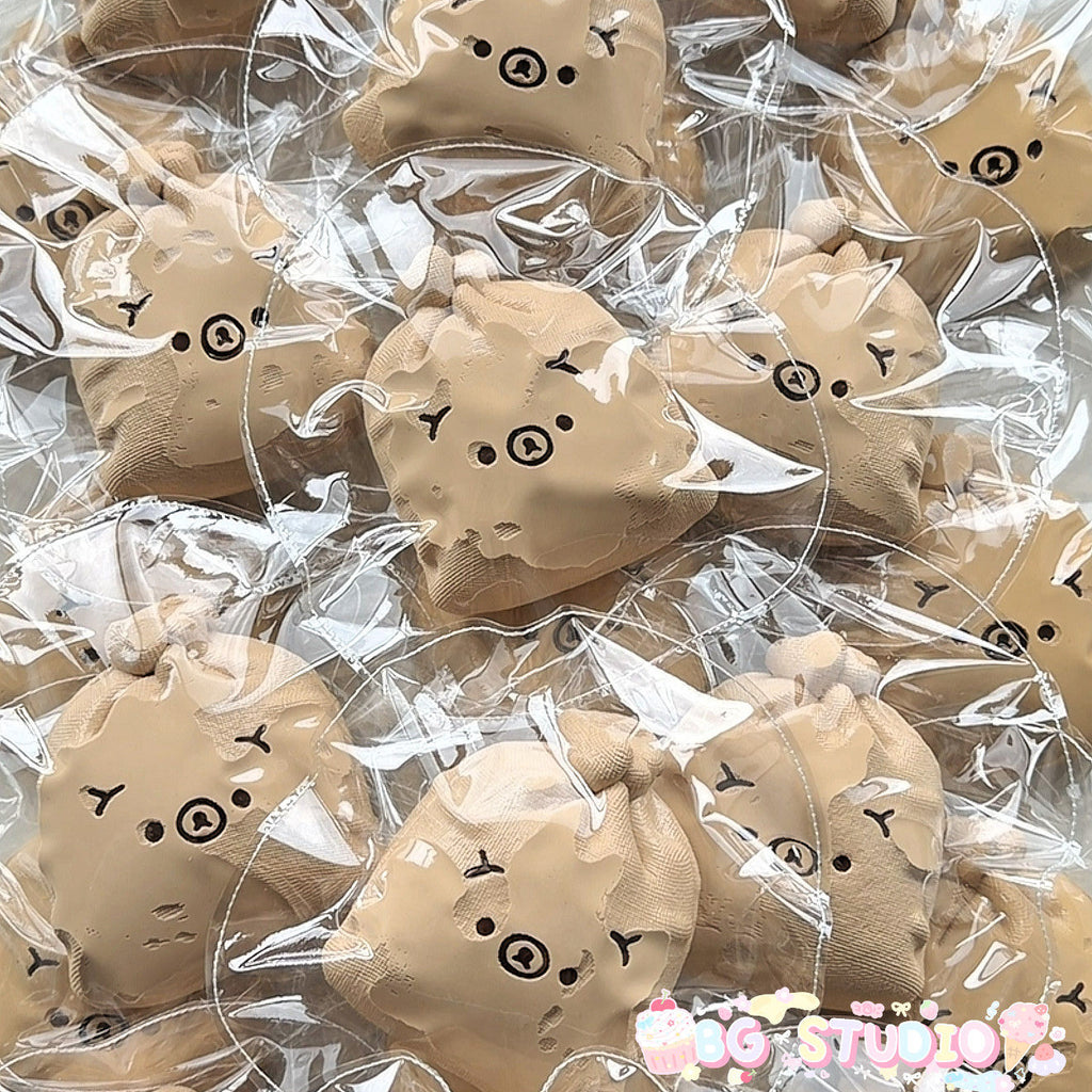 Burlap Sack Bear Taba Squishy - Cute Stress Relief Fidget Toy