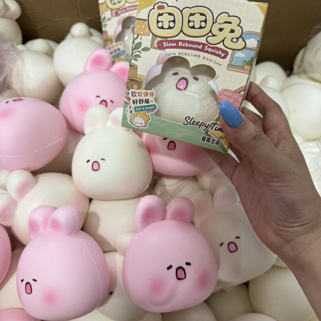 CuddleCloud Sleepy Bunny Slowrising Squishy Toy