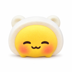 CS Adorable Kitty Custard Bun Slowrising Squishy Toy