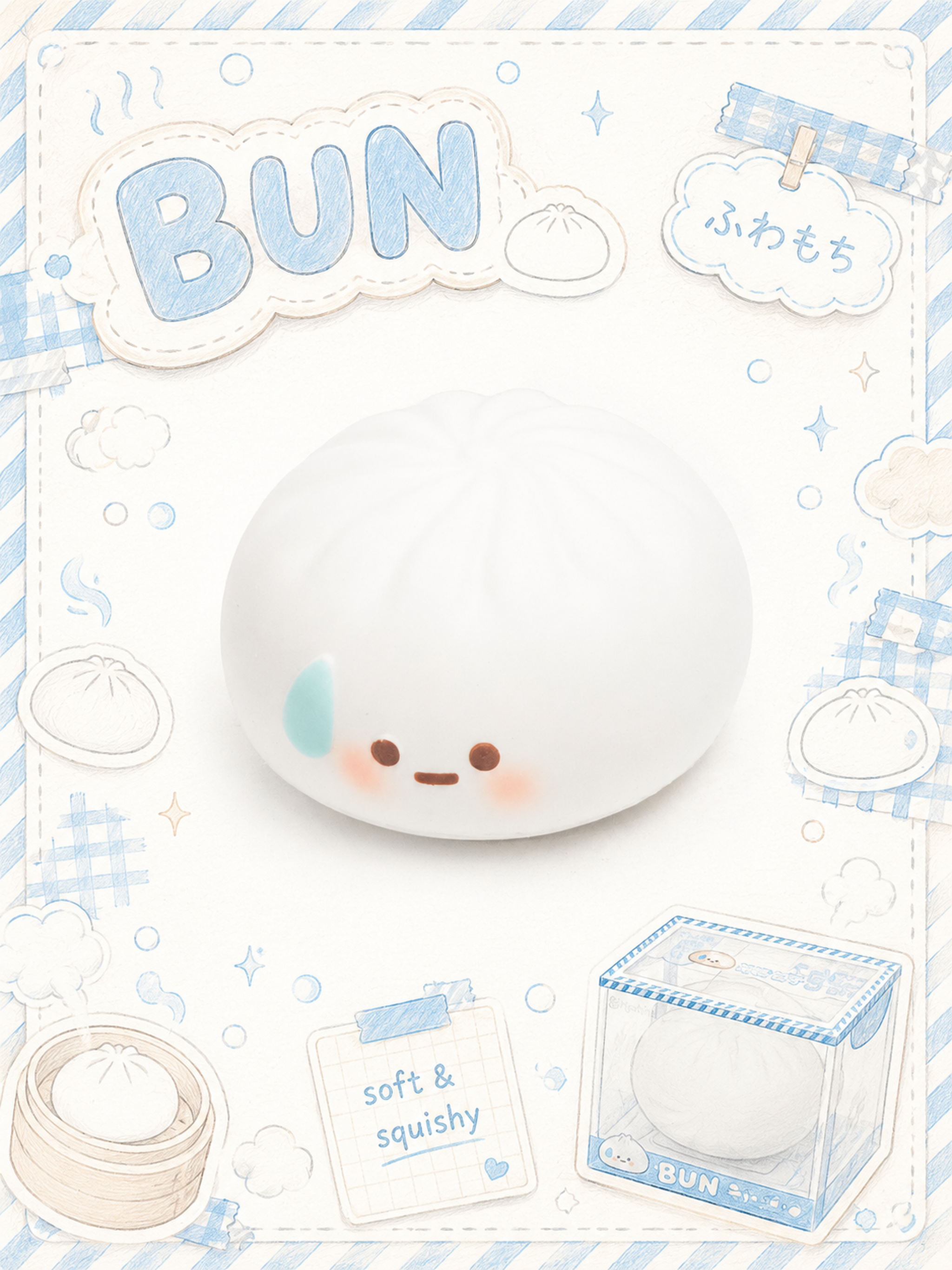 Meh-Face Bao: The Unamused Slowrising Squishy Bun