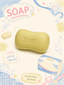 Soothing Matcha Soap Bar Slowrising Squishy Toy