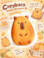 Moozy Chill Capybara Cookie Slowrising