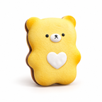 Moozy Slowrising Sweetheart Bear Cookie