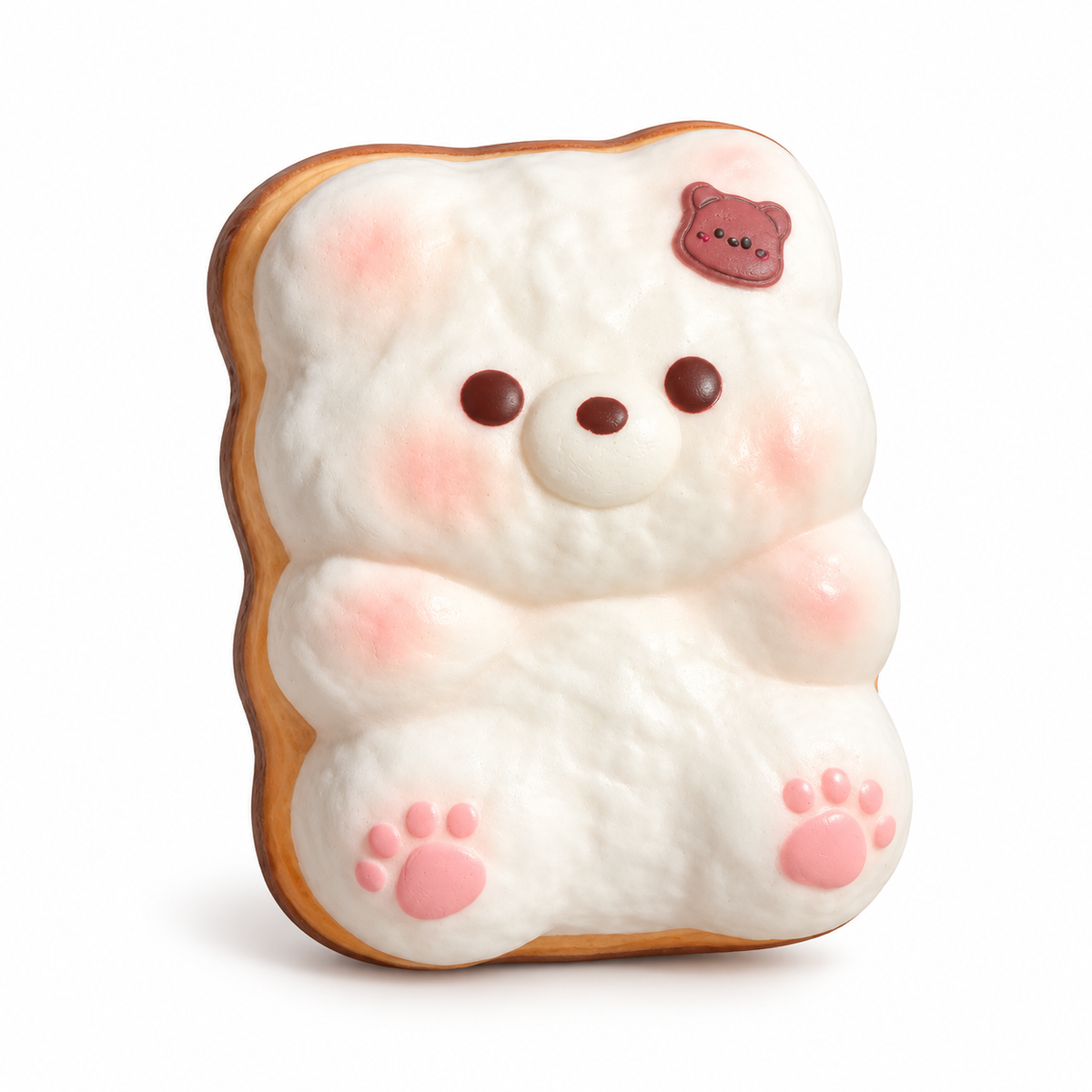 Moozy Adorable Bear Cream Biscuit Slowrising Squishy Toy