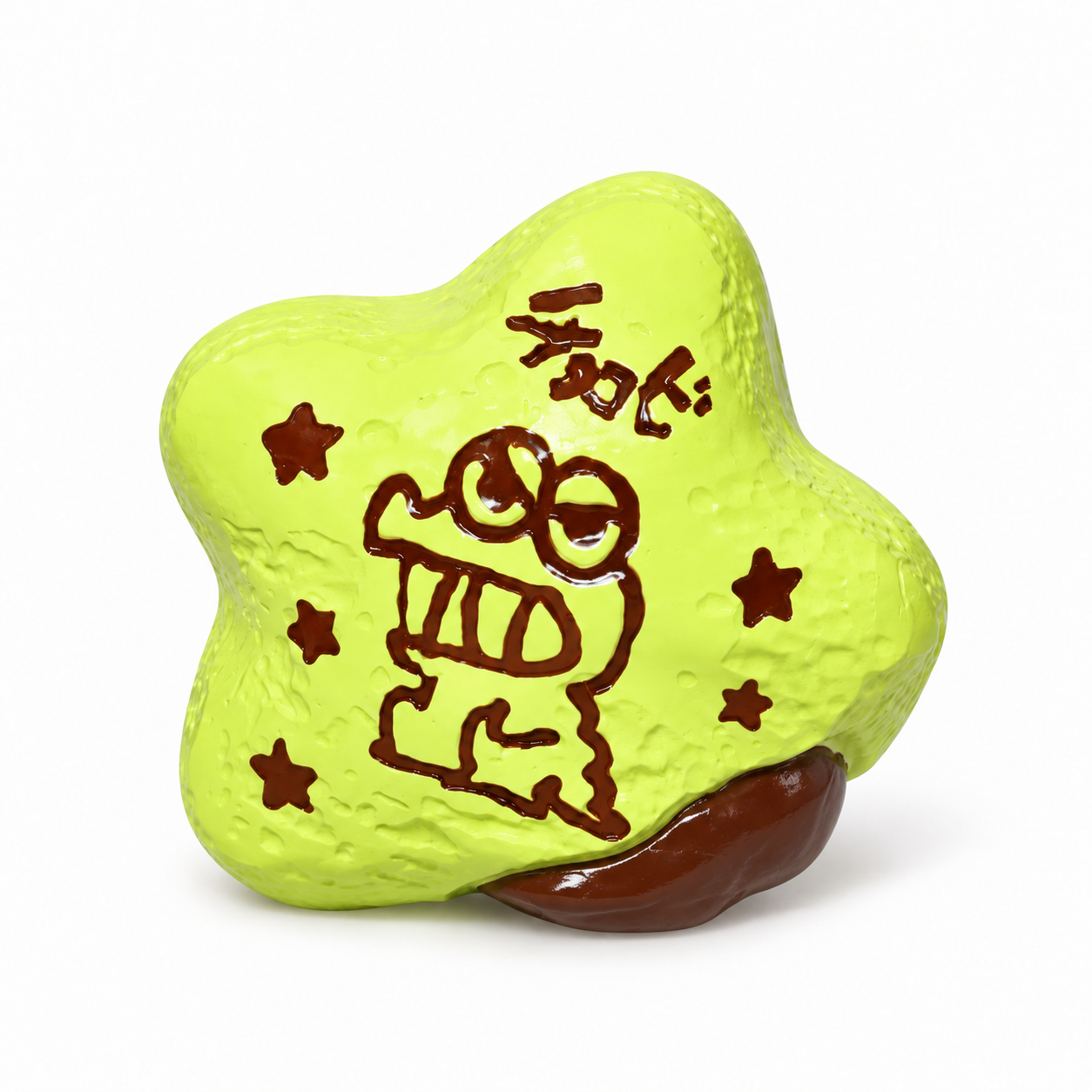 Goofy Crocodile Star Cookie Taba Squishy - Matcha Green Stress Relief Toy