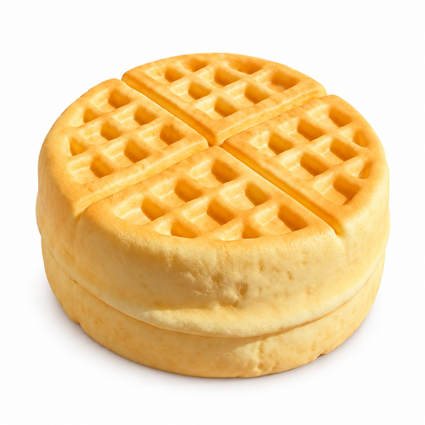 Moozy Jumbo Golden Slowrising Waffle Cake Squishy Secondary image