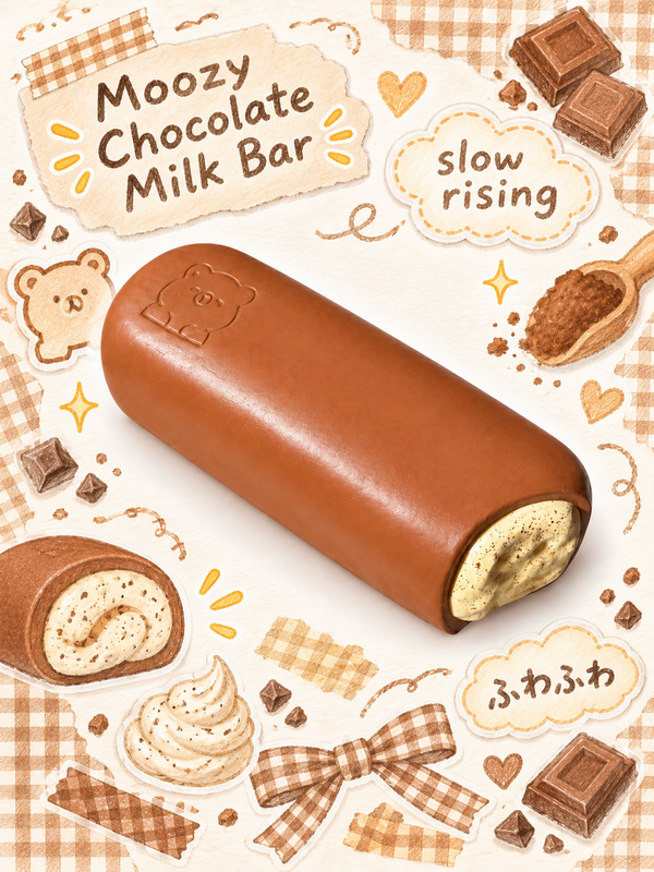 Moozy Slowrising Creamy Chocolate Bar Squishy Toy Main image