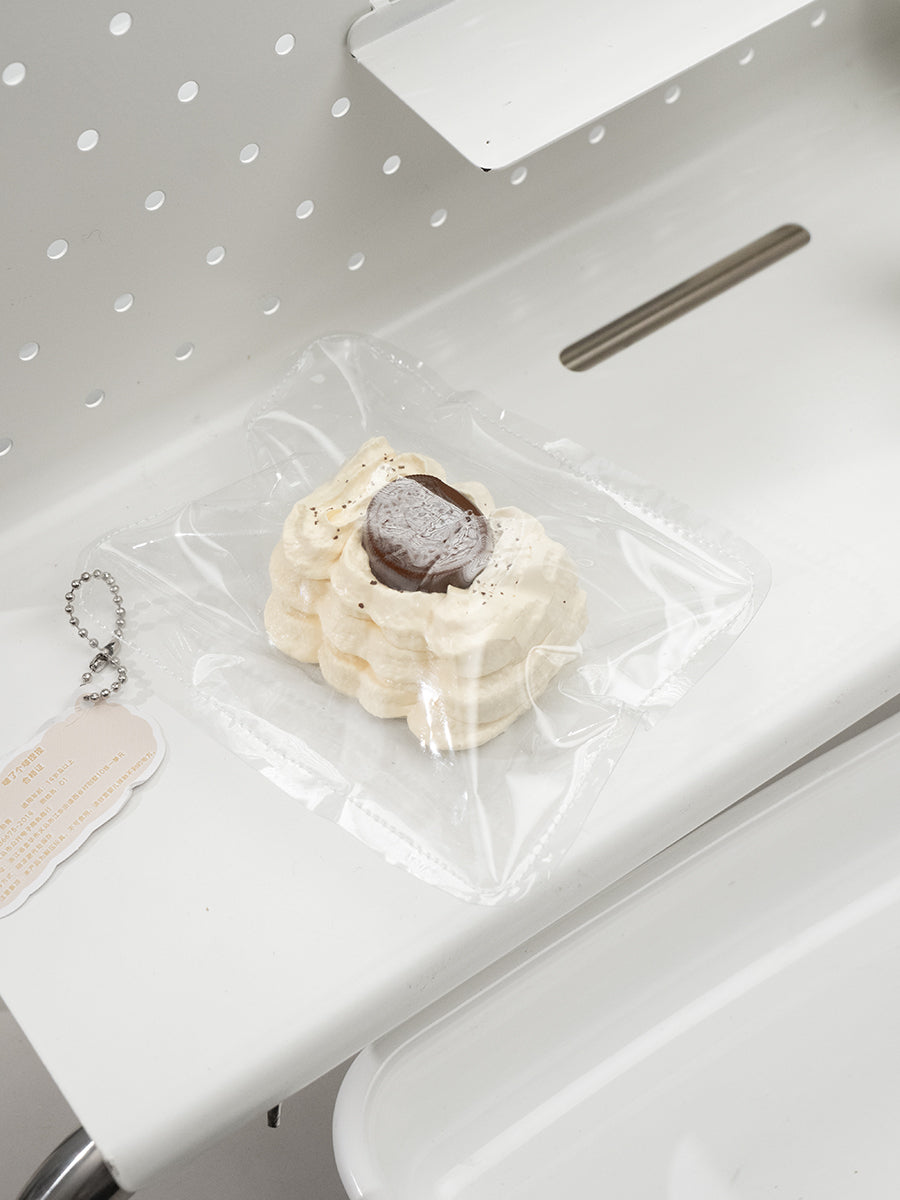 Cookies and Cream Cake Roll Taba Squishy Secondary image