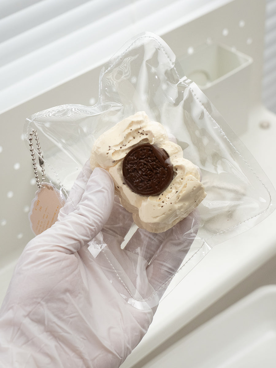 Cookies and Cream Cake Roll Taba Squishy