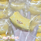 Kawaii Bear Banana Slice Taba Squishy Charm