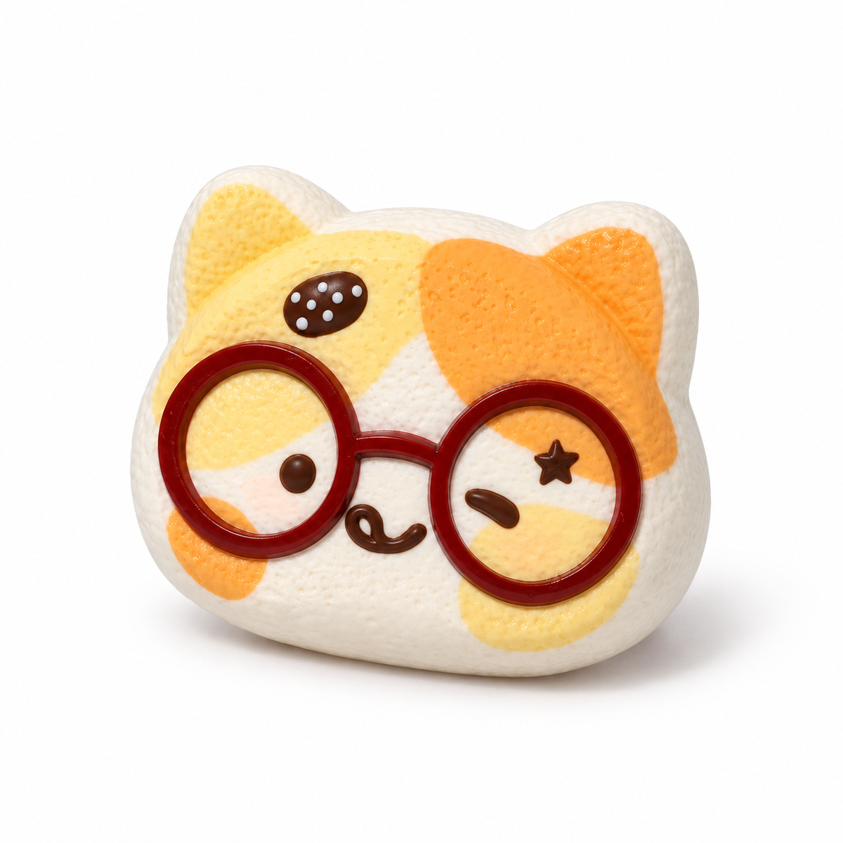 Nerdy Calico Cat Taba Squishy Fidget Toy