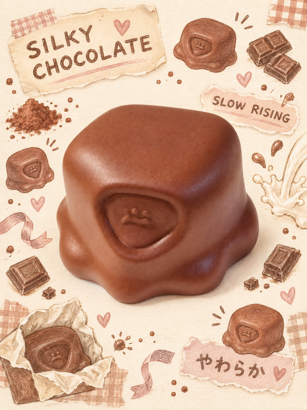 Silky Chocolate Block Slowrising Squishy Toy Main image