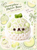 Adorable Melon Bear Silicone Taba Squishy Charm