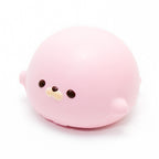 Blossom Pink Chubby Seal Slowrising Squishy Toy