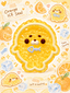 Sparkling Crystal Seal Taba Squishy - Sensory Fidget Toy with Fish
