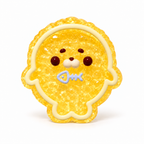 Sparkling Crystal Seal Taba Squishy - Sensory Fidget Toy with Fish