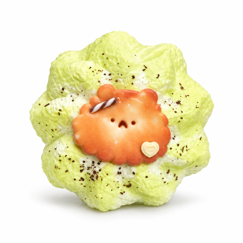 Sweet Matcha Bear Blossom Taba Squishy