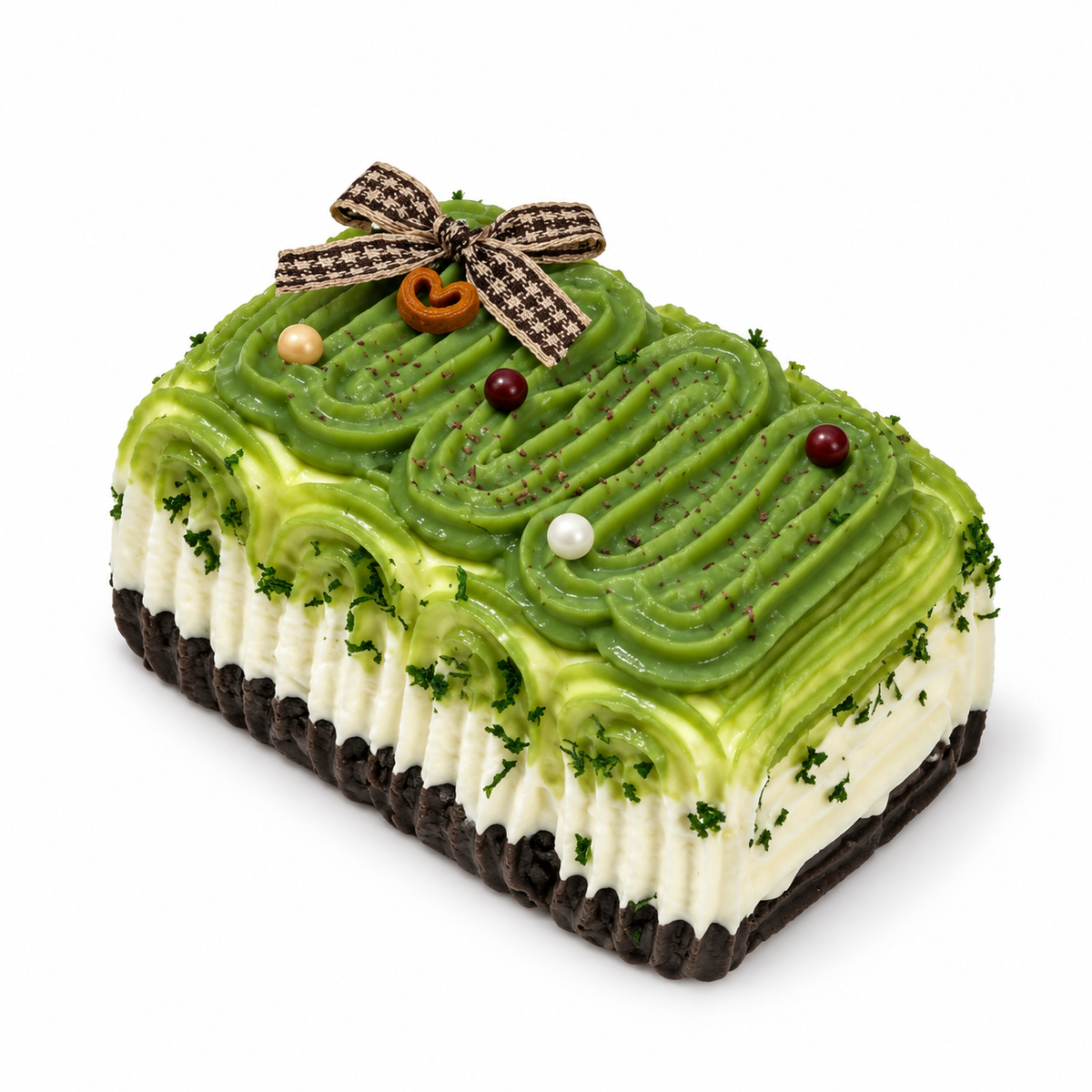 Festive Pistachio Brownie Cake Taba Squishy