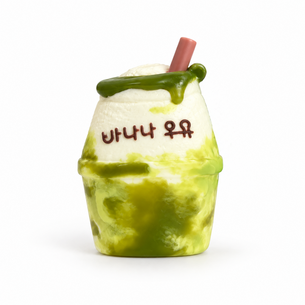Matcha Swirl Cream Cup Taba Squishy