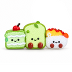 Kawaii Foodie Friends Taba Squishy Keychain Set