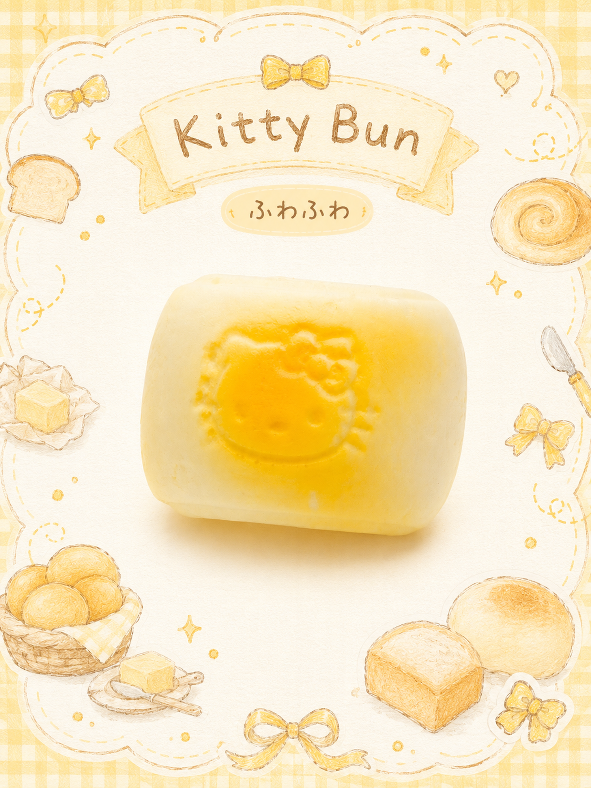 Adorable Kitty Slowrising Bread Loaf Squishy Main image