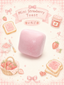 Sparkling Strawberry Milk Bread Slowrising Squishy