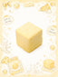 Creamy Dream Slowrising Cheese Cube Squishy