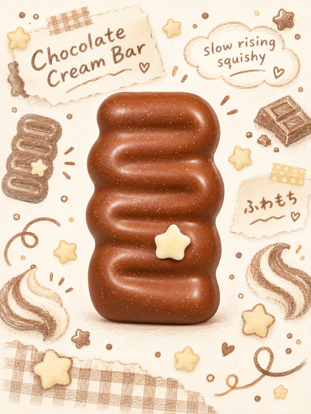 Moozy Slowrising Galaxy Chocolate Ripple Bar
