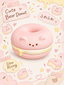 Mozzy Slowrising Creamy Bear Donut Squishy Toy