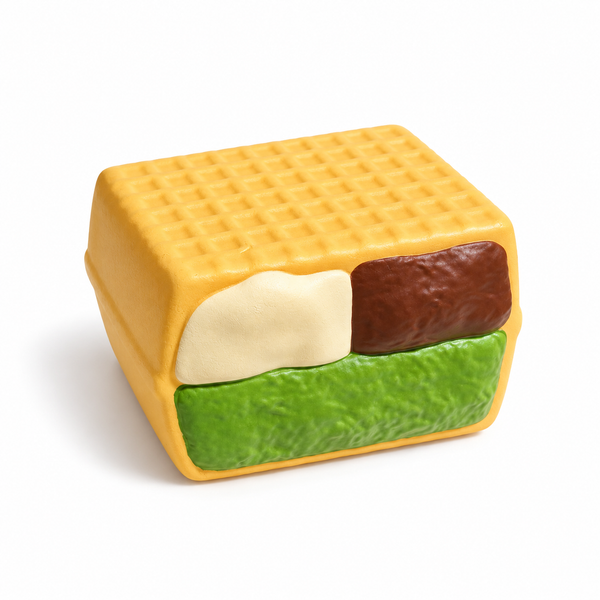 Moozy Slowrising Heavenly Matcha & Red Bean Waffle Sandwich Secondary image