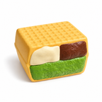 Moozy Slowrising Heavenly Matcha & Red Bean Waffle Sandwich
