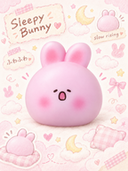 CuddleCloud Sleepy Bunny Slowrising Squishy Toy