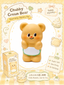 Chubby Cream Bear Slowrising Squishy Pal