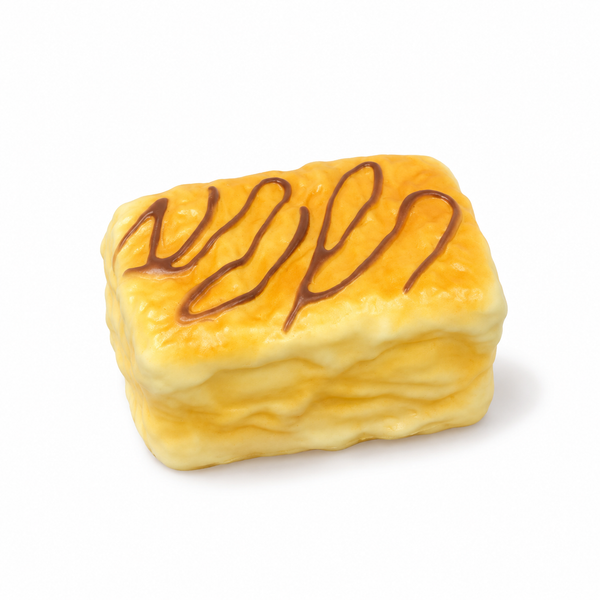 Sweet Drizzled Pastry Loaf Slowrising Squeeze Toy Sekundär produktbild