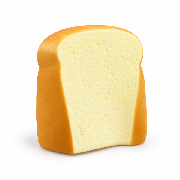 Jumbo Cloud-Soft Slowrising Bread Slice Squishy Toy Sekundär produktbild