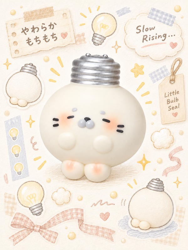 Bright Idea Chubby Seal Slowrising Squeeze Toy Huvudsaklig produktbild