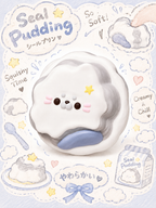 Dreamy Seal Pudding Taba Squishy