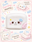 Adorable Seal Cookie Bar Taba Squishy Stress Toy