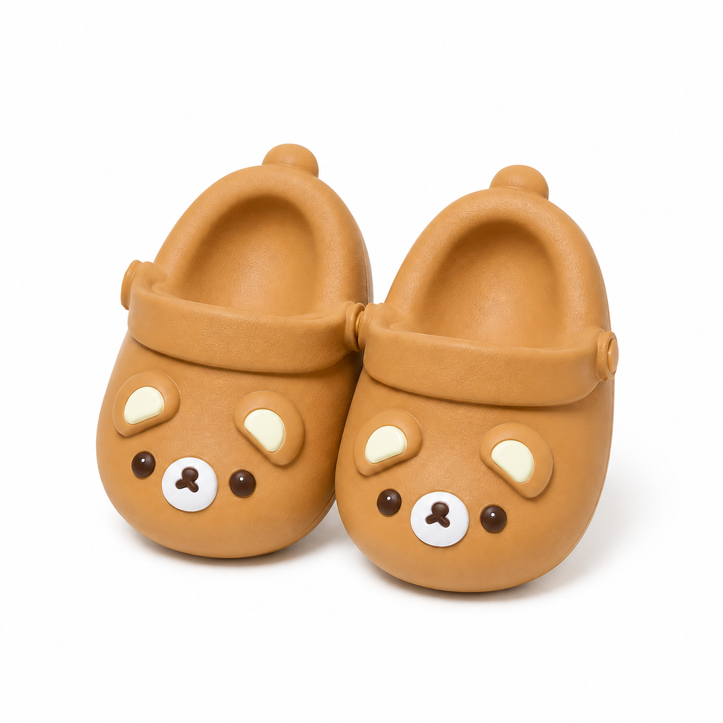 Cute Bear Clog Keychain Taba Squishy