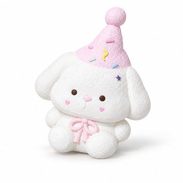 Adorable Party Hat Bunny Taba Squishy Stress Relief Toy Secondary image