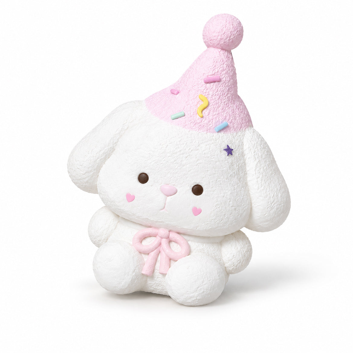 Adorable Party Hat Bunny Taba Squishy Stress Relief Toy