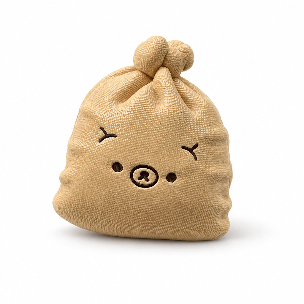 Burlap Sack Bear Taba Squishy - Cute Stress Relief Fidget Toy