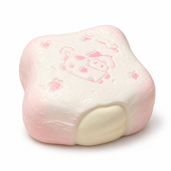 Moozy Dreamy Strawberry Star Cream Pastry Slowrising Squishy Sekundär produktbild