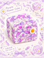 Starry Garden Violet Crystal Daisy Taba Squishy